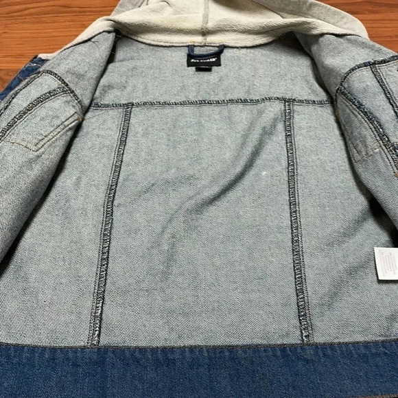 COPY - Joe Boxer Denim Hoodie Jacket, size Med - Picture 4 of 8